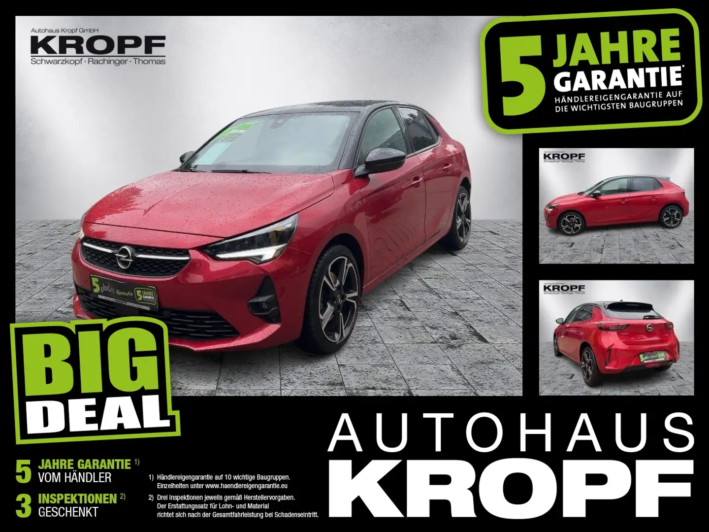 Opel Corsa F 1.2 Turbo GS Line LED+SHZ+Fernlichtass. Rood - 1