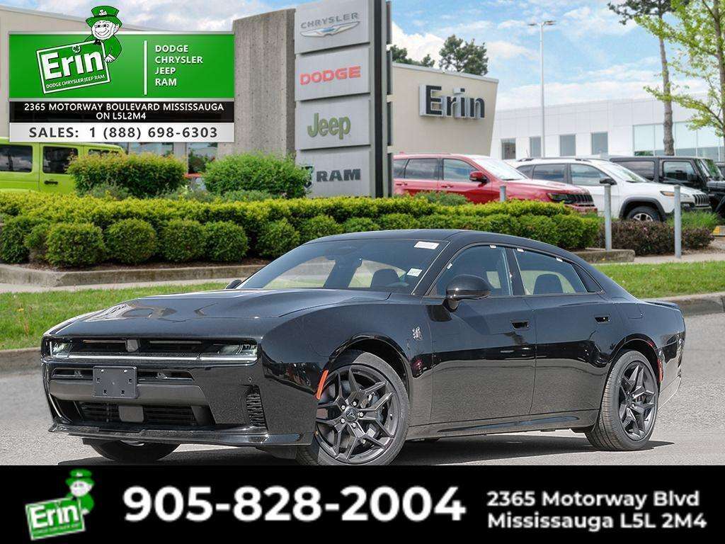 Black 2026 Dodge Charger Sedan All-Wheel Drive 8-Speed Automatic