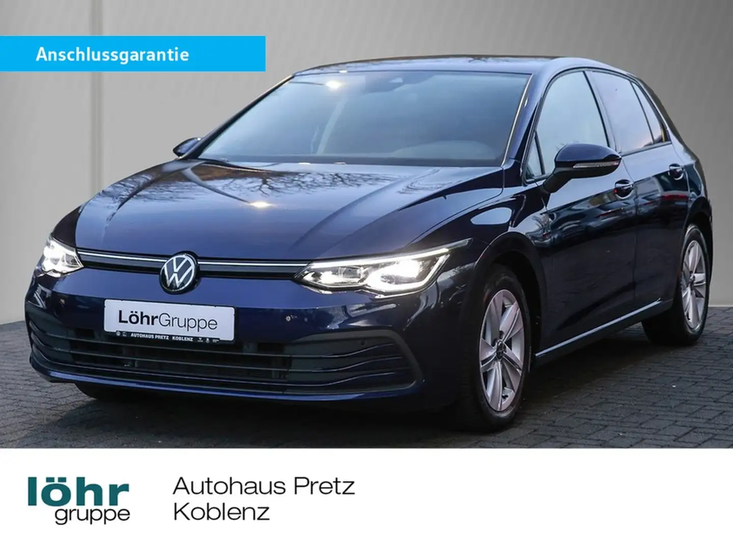 Volkswagen Golf 1.5 TSI Life AHK, Standhzg., RFK, H/K Sound, AC... Blau - 1