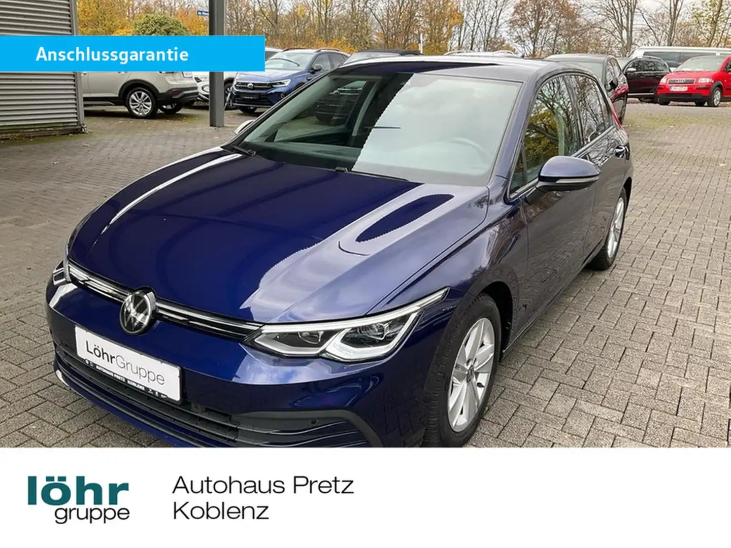 Volkswagen Golf 1.5 TSI Life AHK, Standhzg., RFK, H/K Sound, AC... Bleu - 1