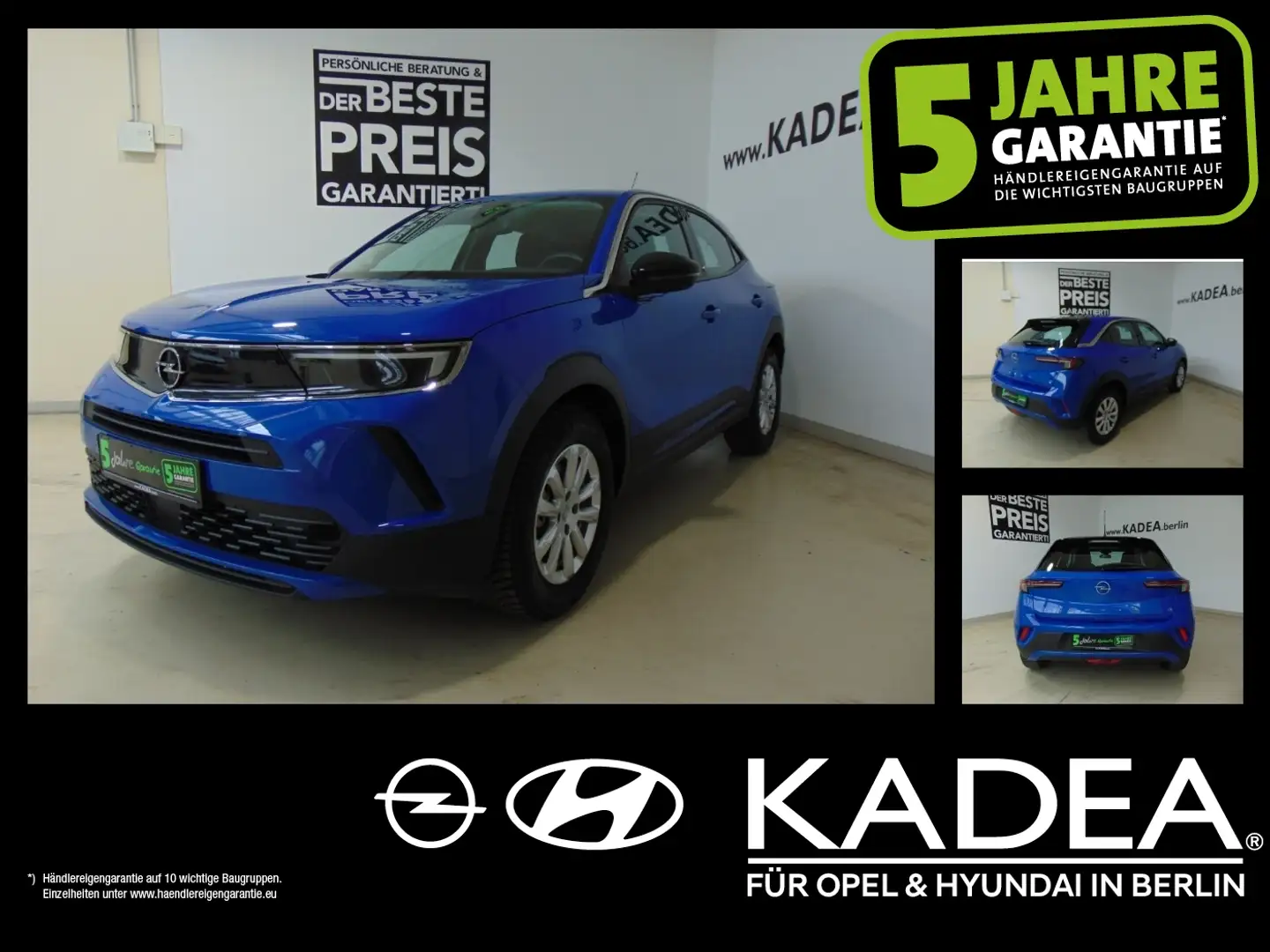 Opel Mokka-E Mokka e Basis 5 J. Händlergarantie inkl. Blau - 1