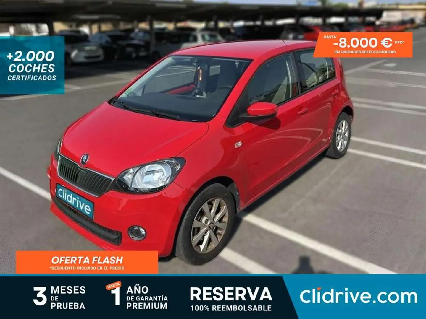 Skoda Citigo 1.0 MPI 60cv Ambition Rojo - 1