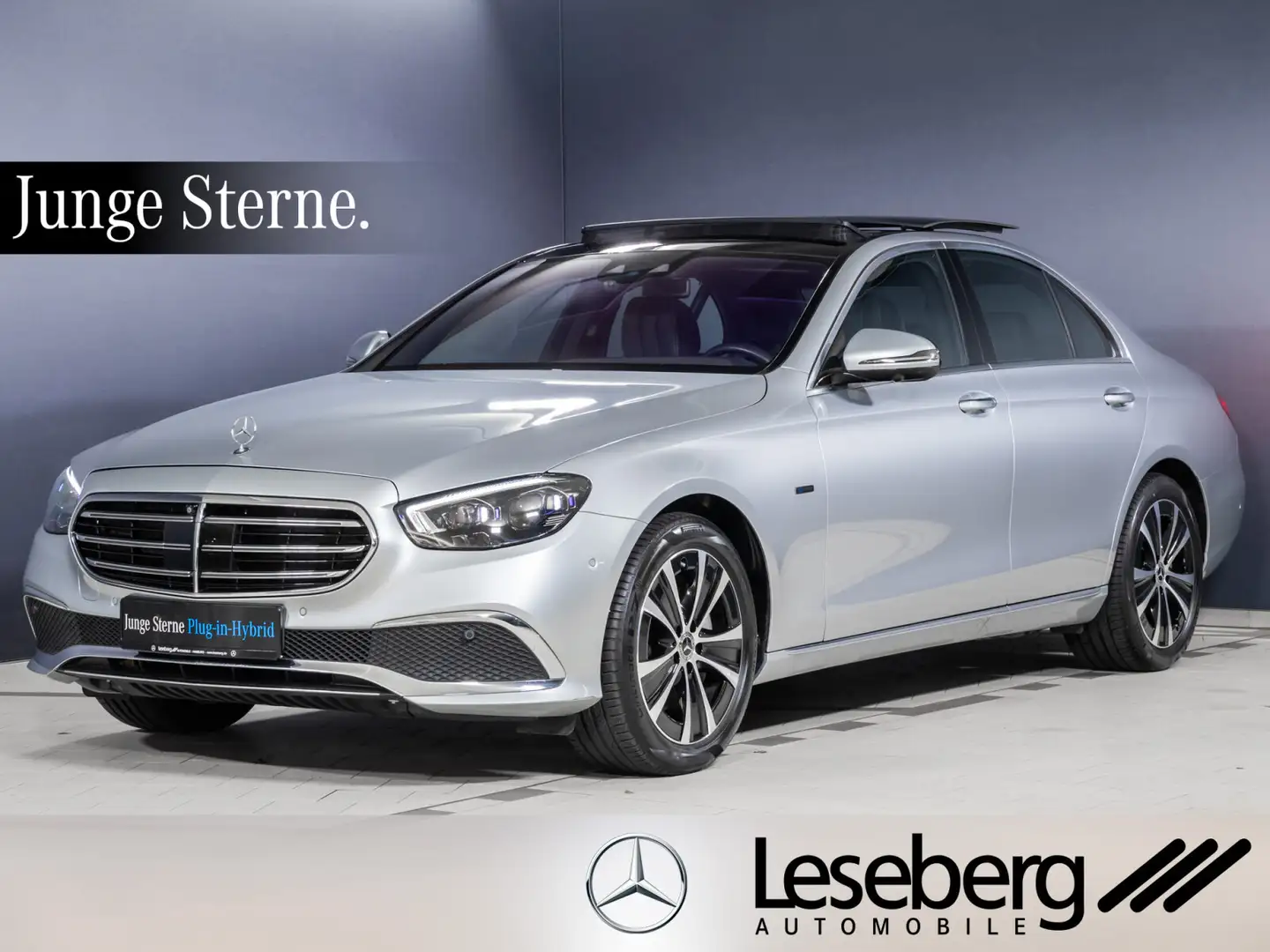 Mercedes-Benz E 300 E 300 e Exclusive Multibeam/Pano/Distro/HUD/360° Silber - 1