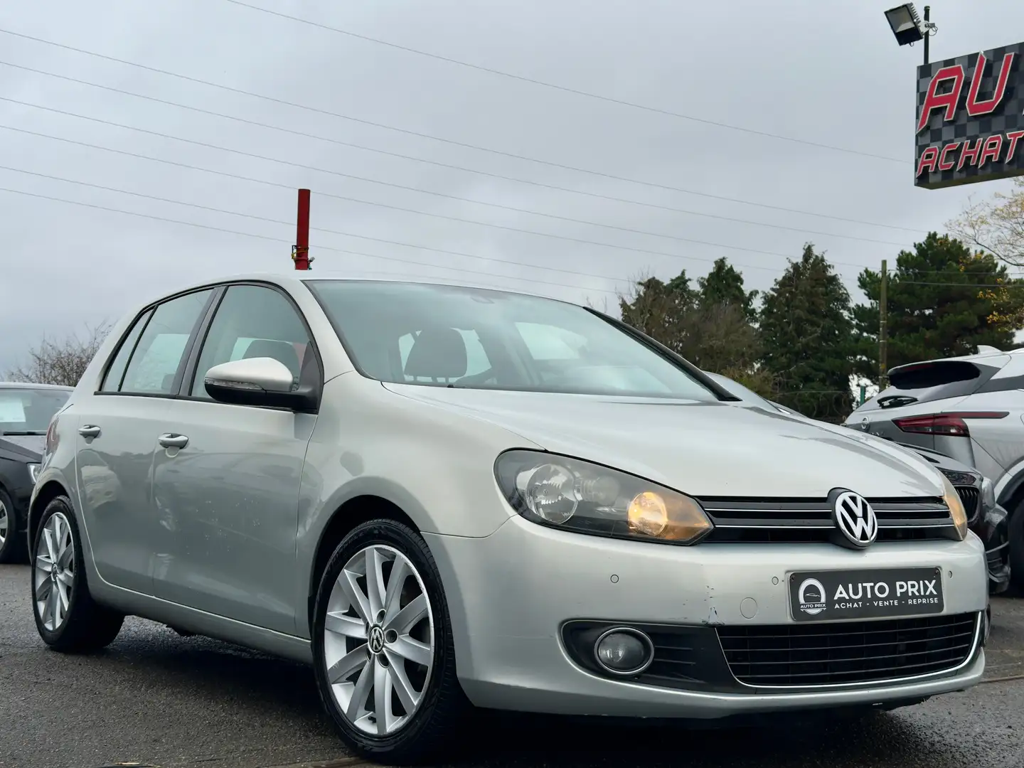 Volkswagen Golf 1.4 TSI Carat DSG Navi PDC Clim Cruise Alcantara Gris - 2