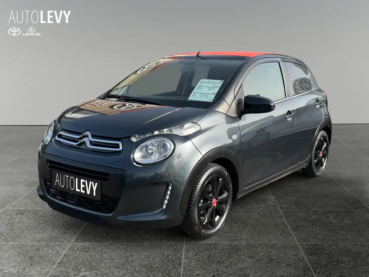 Citroen C1 1.0 VTi Airscape Urban Ride Pano+SD+Faltdach Gris - 2