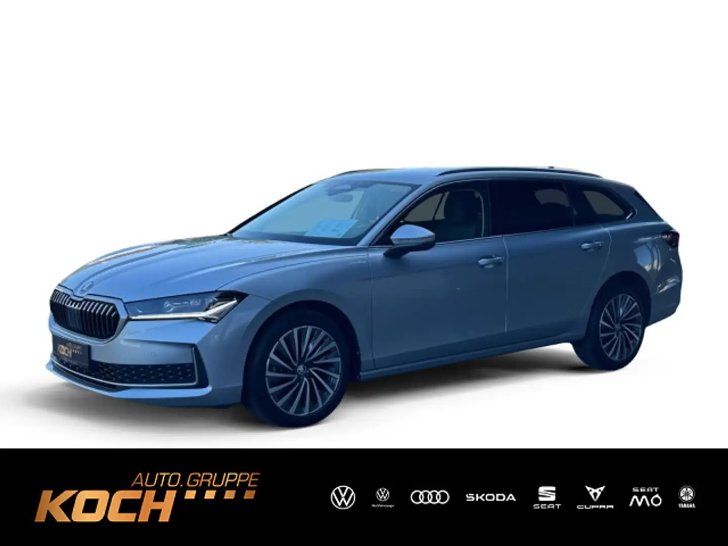 Skoda Superb Combi L&K 2.0 TDI DSG *NAVI*MATRIX-LED* Zilver - 1