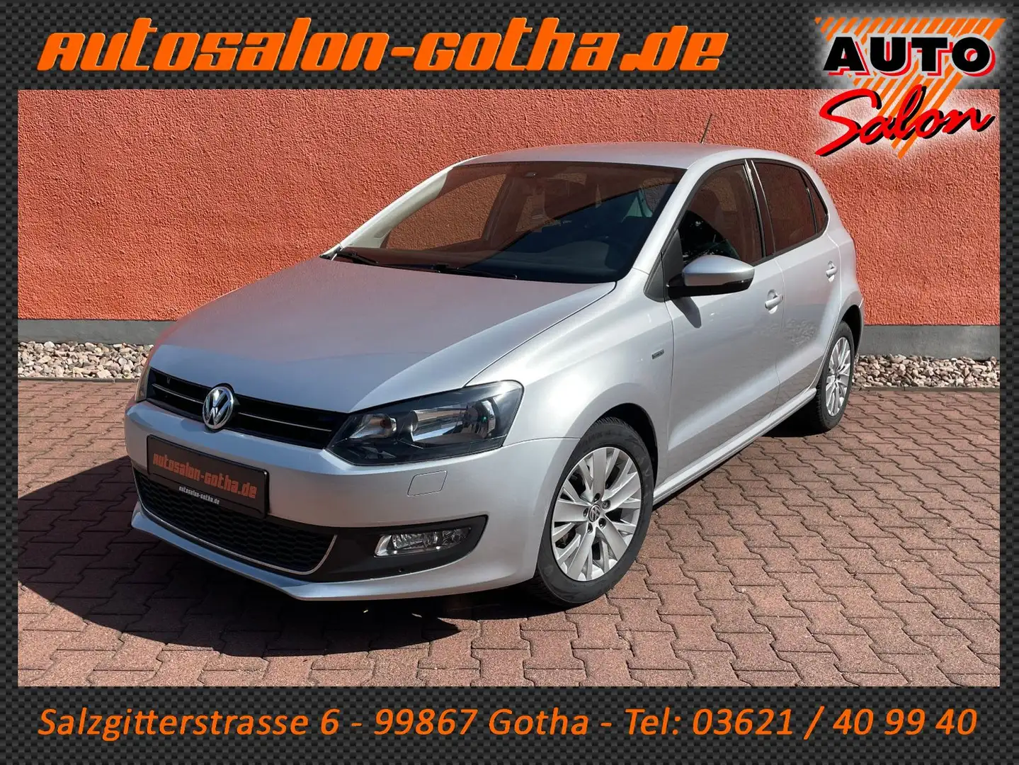 Volkswagen Polo V Life KLIMAAUTO+SHZ PDC TELEFON LMR ALLWET Silber - 1