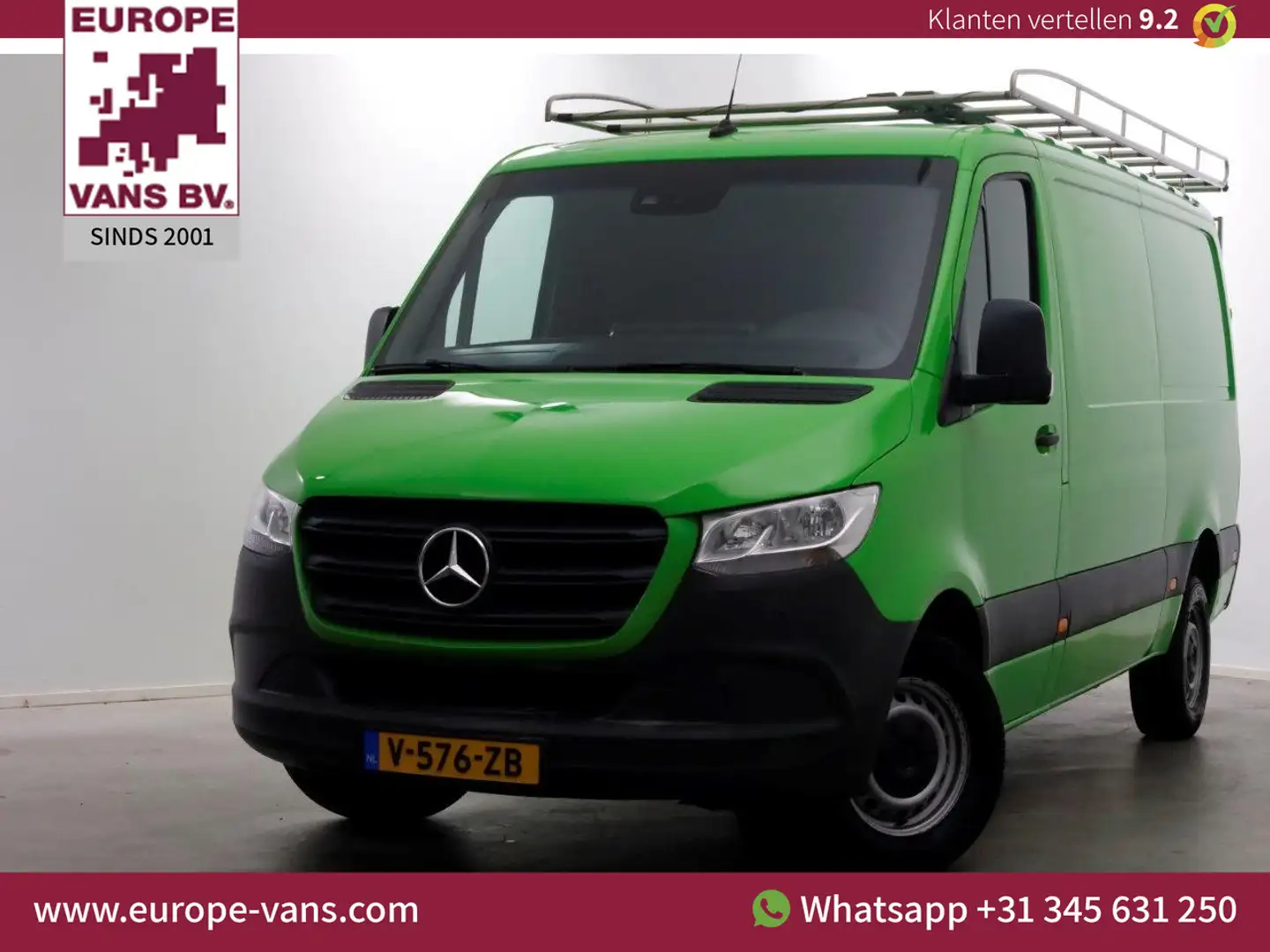Mercedes-Benz Sprinter 314 CDI L2H1 RWD 7G Automaat Navi/Camera/Inrichtin Groen - 1