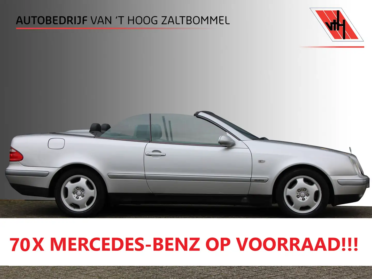 Mercedes-Benz CLK 230 Cabrio K. 194pk Automaat Elegance HARDTOP NIEUWS Grau - 1