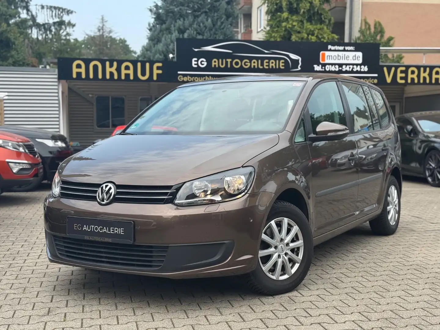 Volkswagen Touran Trendline BMT*1.HAND*SCHECKHEFT*SHZ*KLIMA Brun - 1