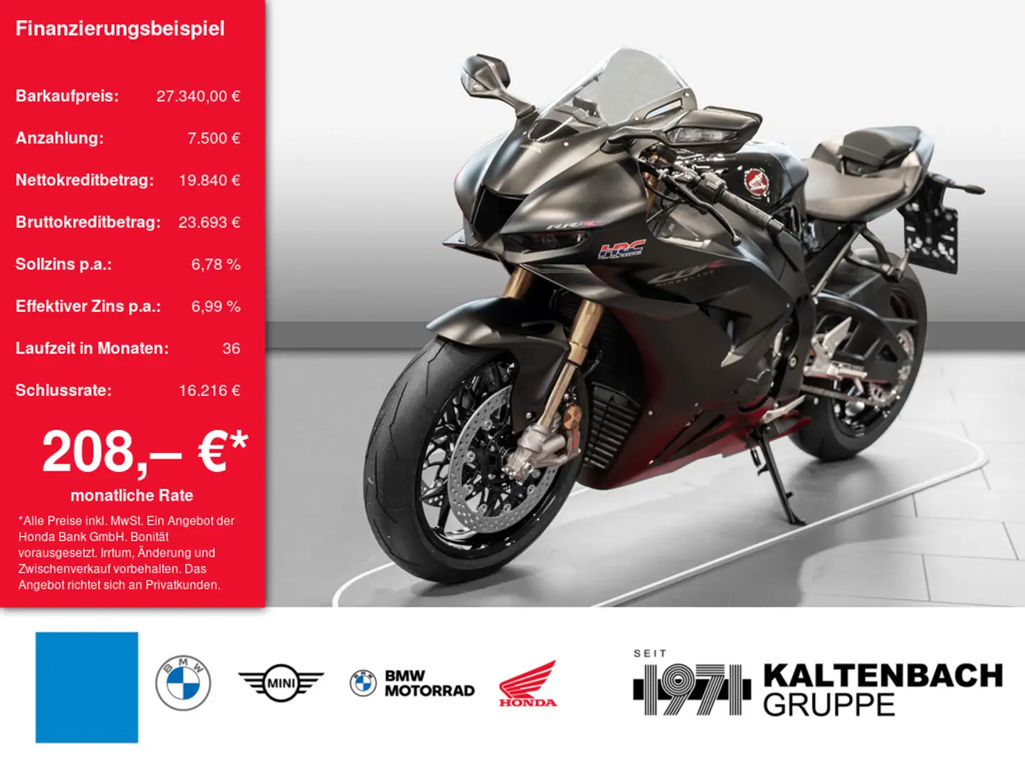 Honda CBR 1000 RR-R Fireblade SP LED Akrapovic Чорний - 1