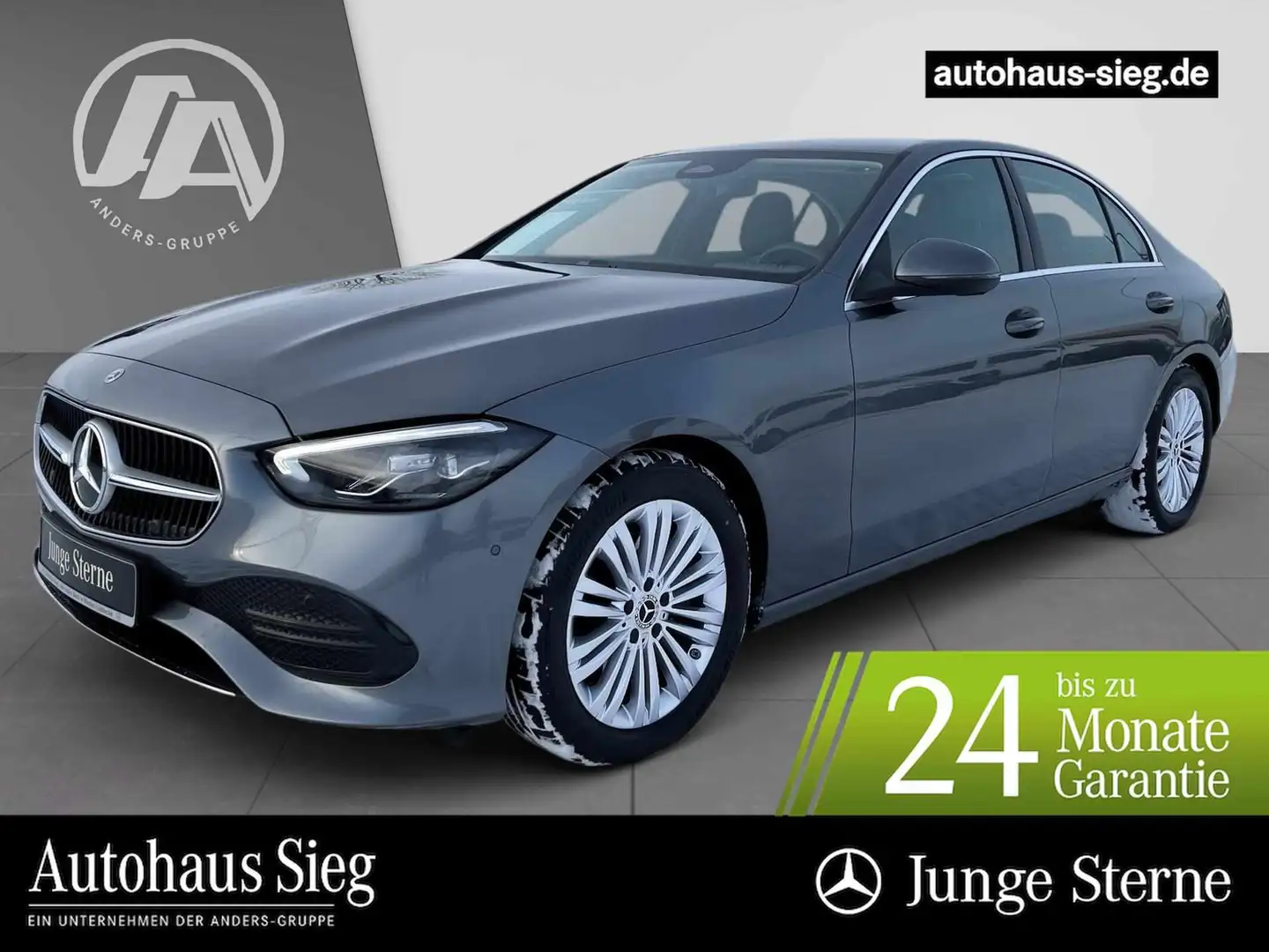 Mercedes-Benz C 180 Avantgarde AdvPlus+Memo+LED+Kam+SHZ+Apple Grau - 1
