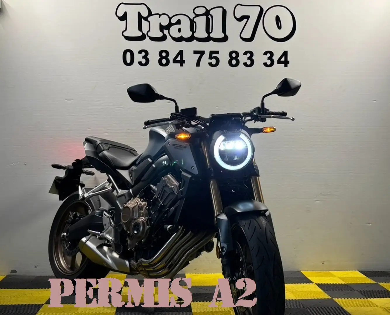 Honda CB 650 Bleu - 1