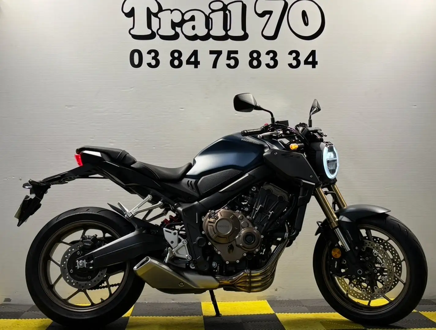 Honda CB 650 Bleu - 2