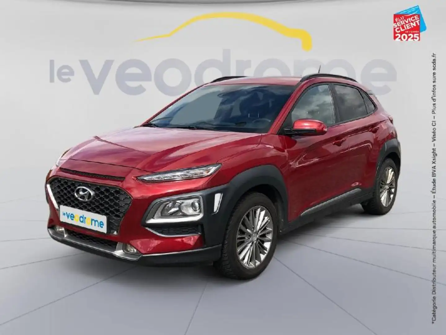Hyundai KONA 1.0 T-GDi 120ch FAP Creative Euro6d-T EVAP Camera  Rouge - 1