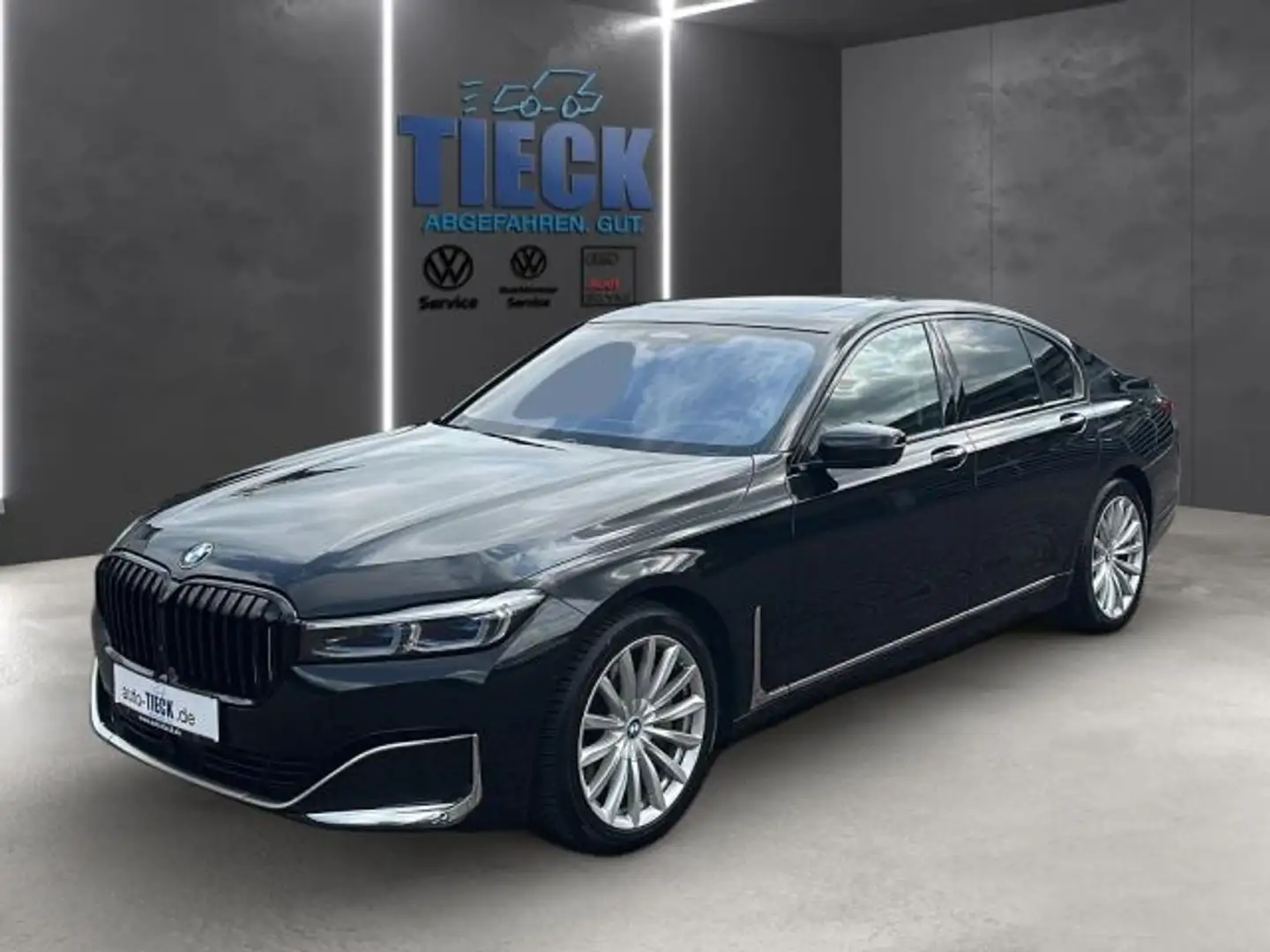 BMW 740 d xDrive Leder Navi HUD StHz Klima Laserlicht Schwarz - 2