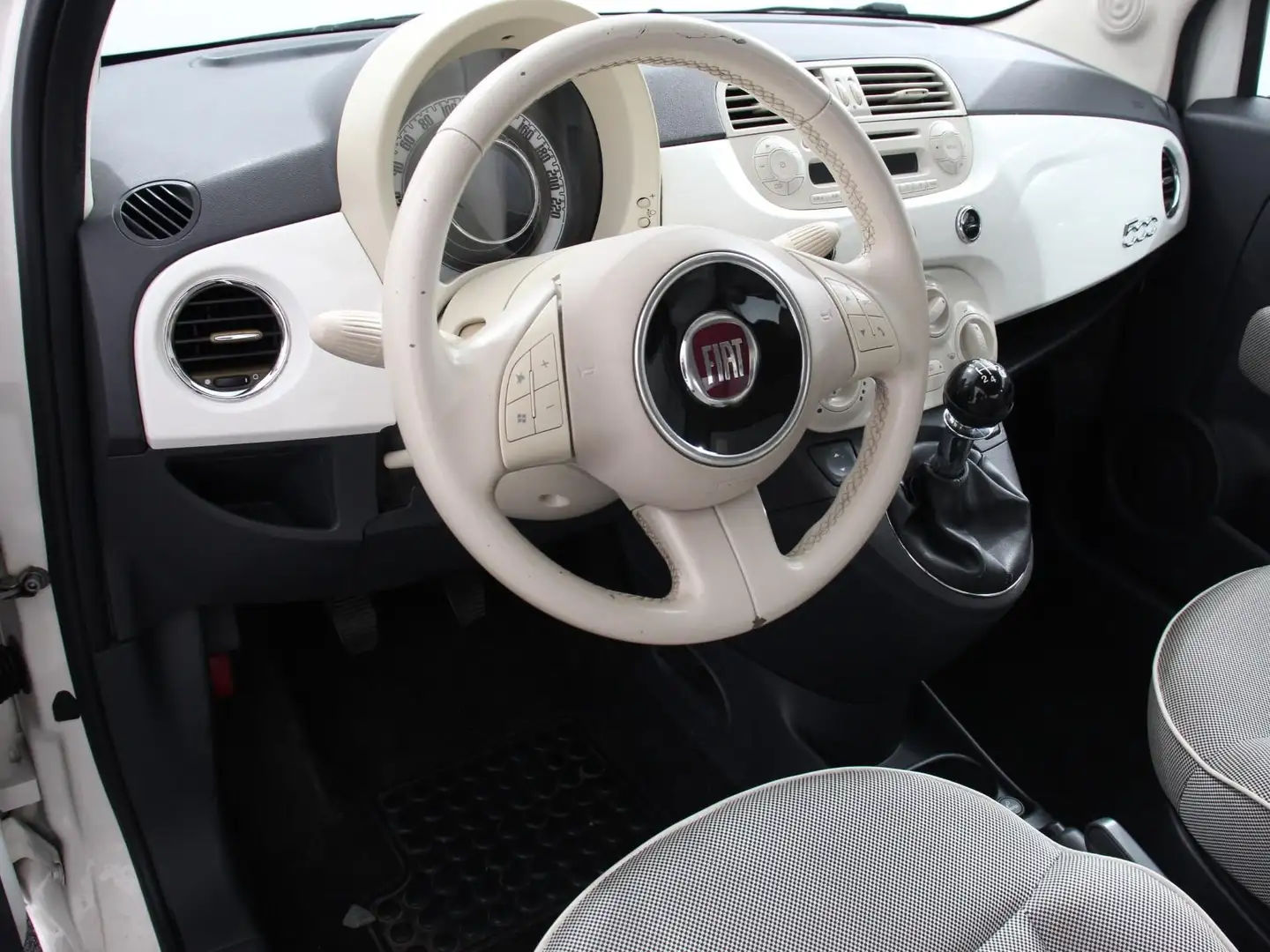 Fiat 500 1.2 Lounge Lees opmerkingen! Handel/Export/hobby! Weiß - 2