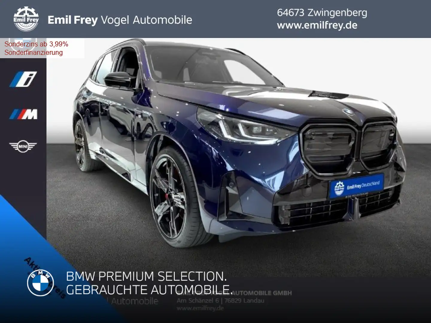 BMW X3 M xDrive Blau - 1