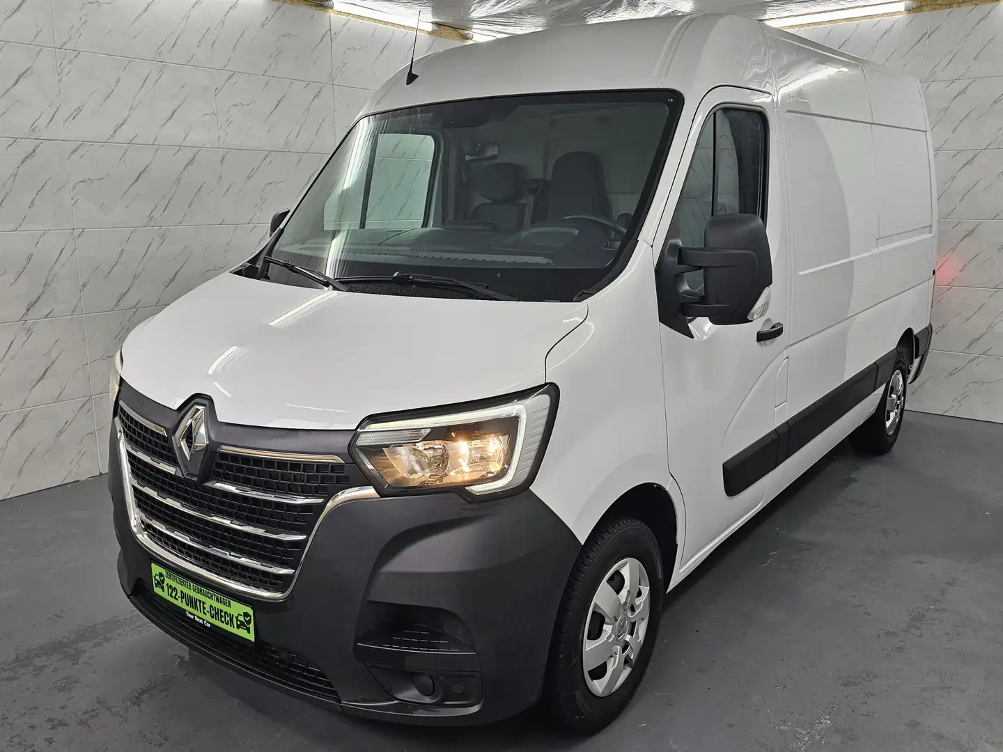 Renault Master L2H2 AHK 3,5 T+Kamera+Temp+Klima+USB+BT Weiß - 1
