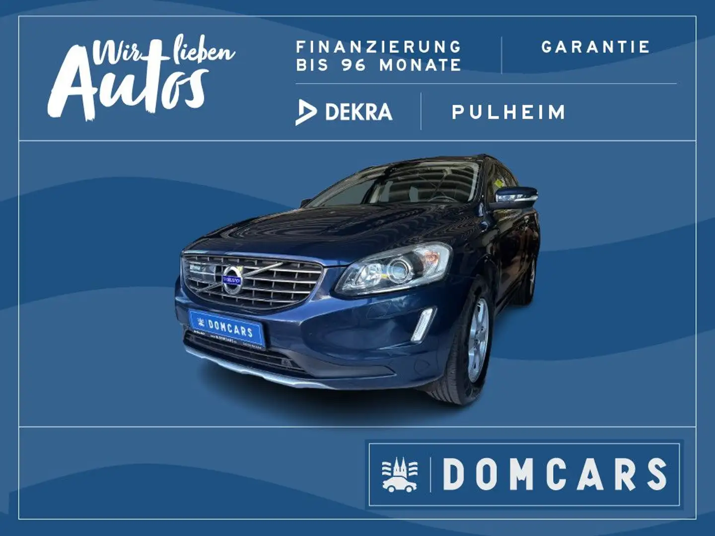 Volvo XC60 Momentum 2WD/ALU/AHK/AUTOMATIK/EURO 6/PDC/ Bleu - 1