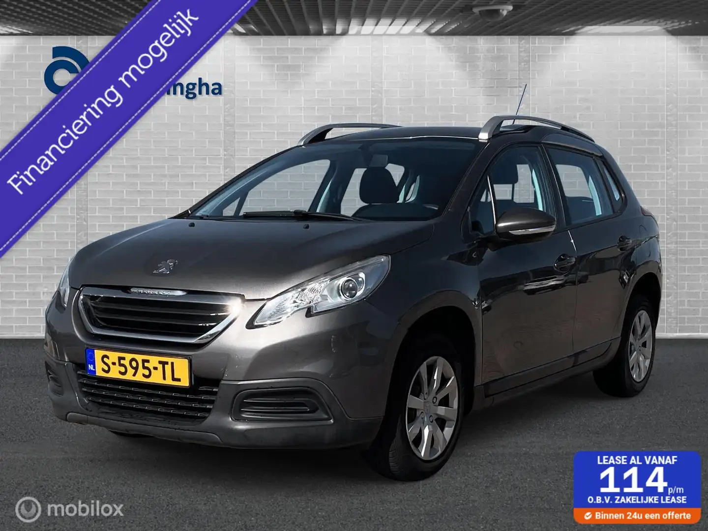 Peugeot 2008 1.2 PureTech Active Gris - 1