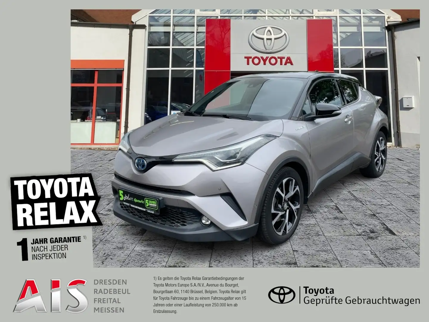 Toyota C-HR 1.8 Hybrid Style Selection Gris - 1
