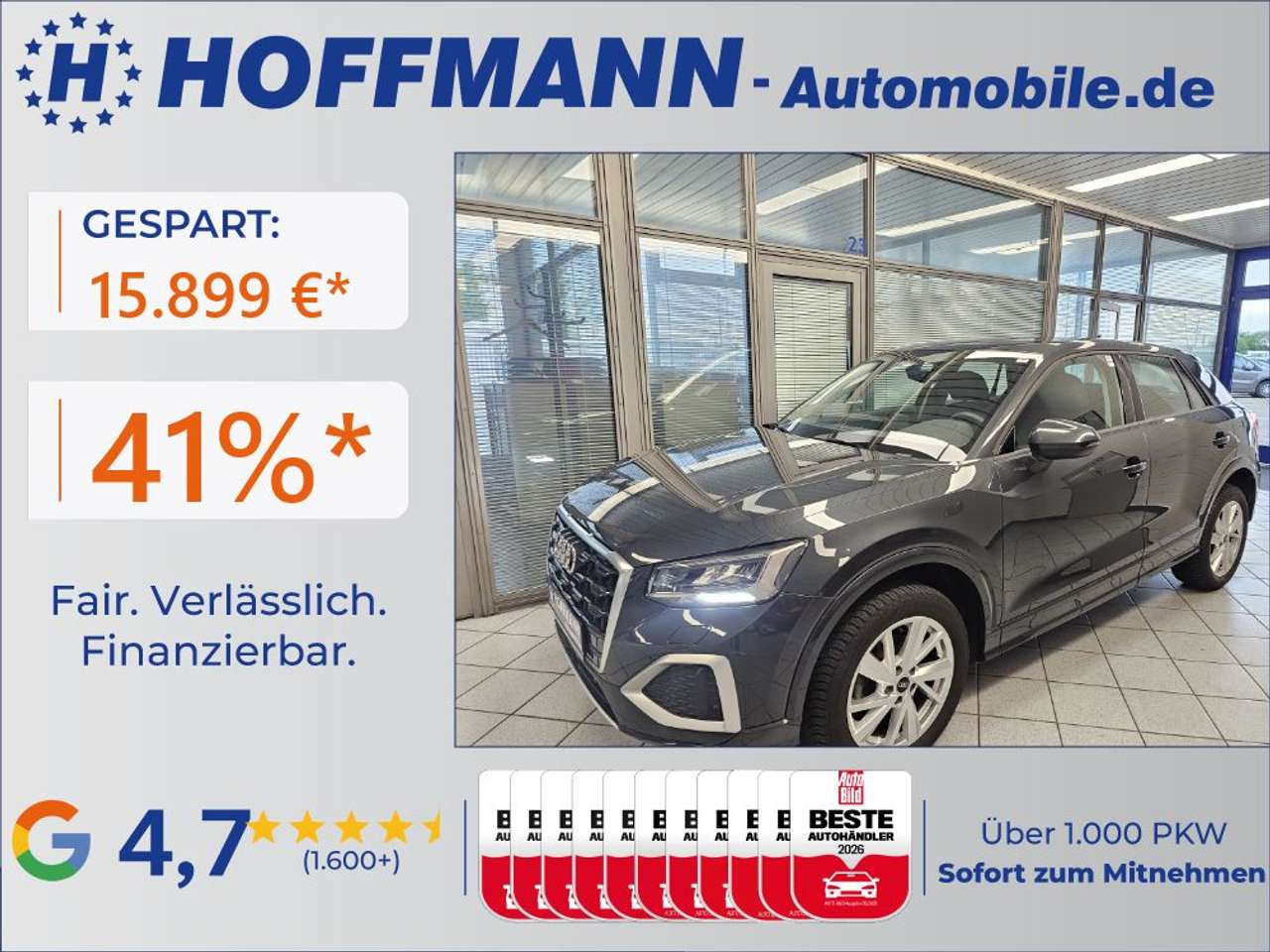 Audi Q2 2023 — AHK,LED,Kamera,App-Connect,Sitzheizung