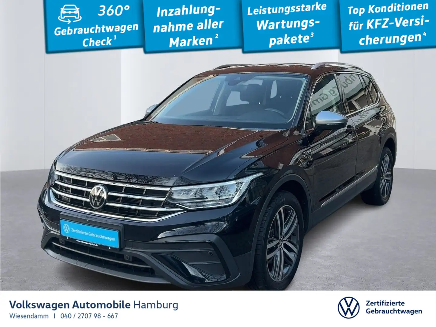Volkswagen Tiguan 1.5 TSI Life DSG LED 360°Kamera Lenkradhz Schwarz - 1