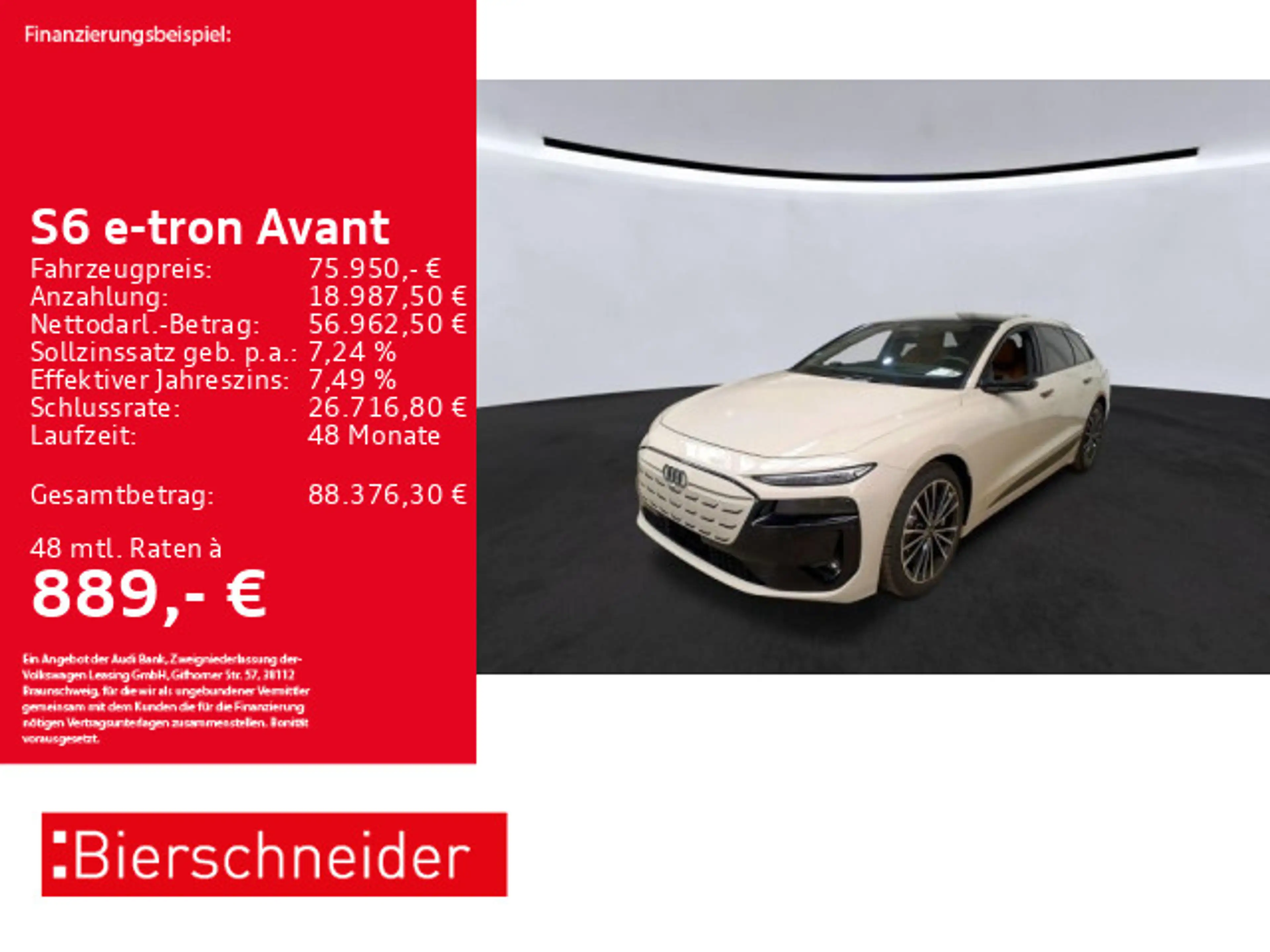 Audi S6 e-tron Audi S6 Avant e-tron qu AHK MATR