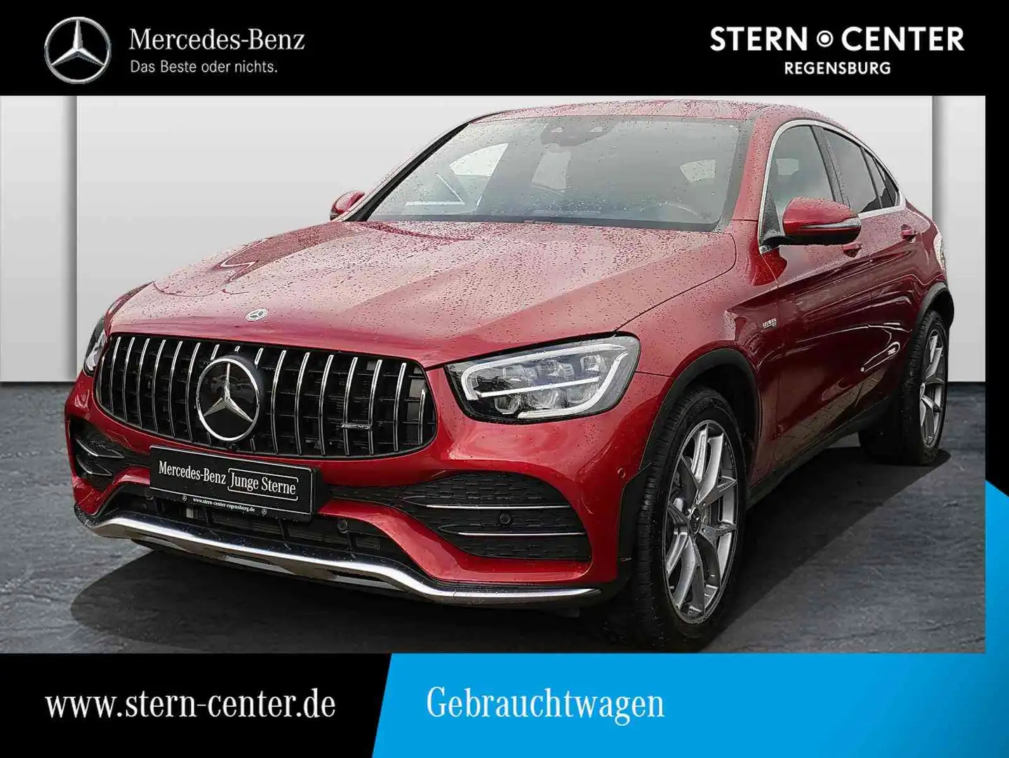 Mercedes-Benz GLC 43 AMG 4M Coupé+DISTR.+360+Augmented Reality Rouge - 1