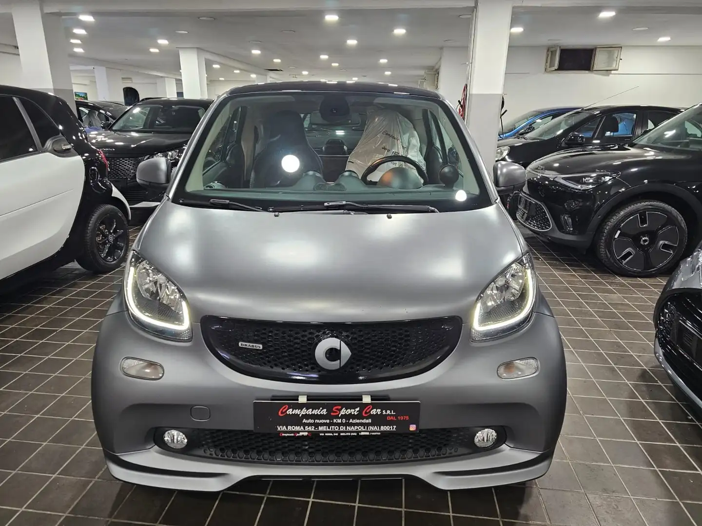 smart forTwo BRABUS EXCLUSIVE JBL 0.9 BENZ 109CV TWINAMIC Marrone - 2