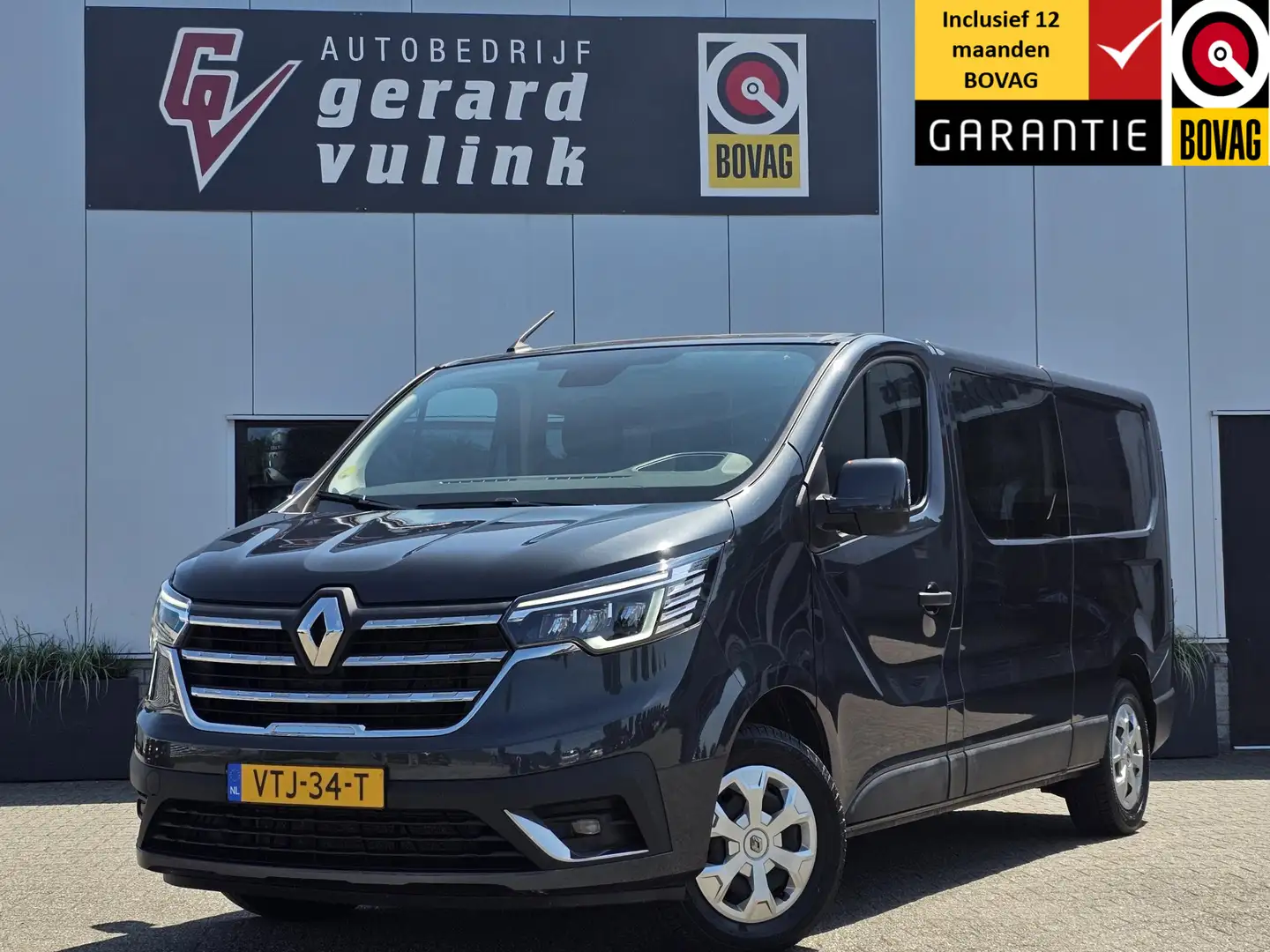 Renault Trafic 2.0 dCi L2H1 Work Edition 6-PERS TREKHAAK NAV Grijs - 1