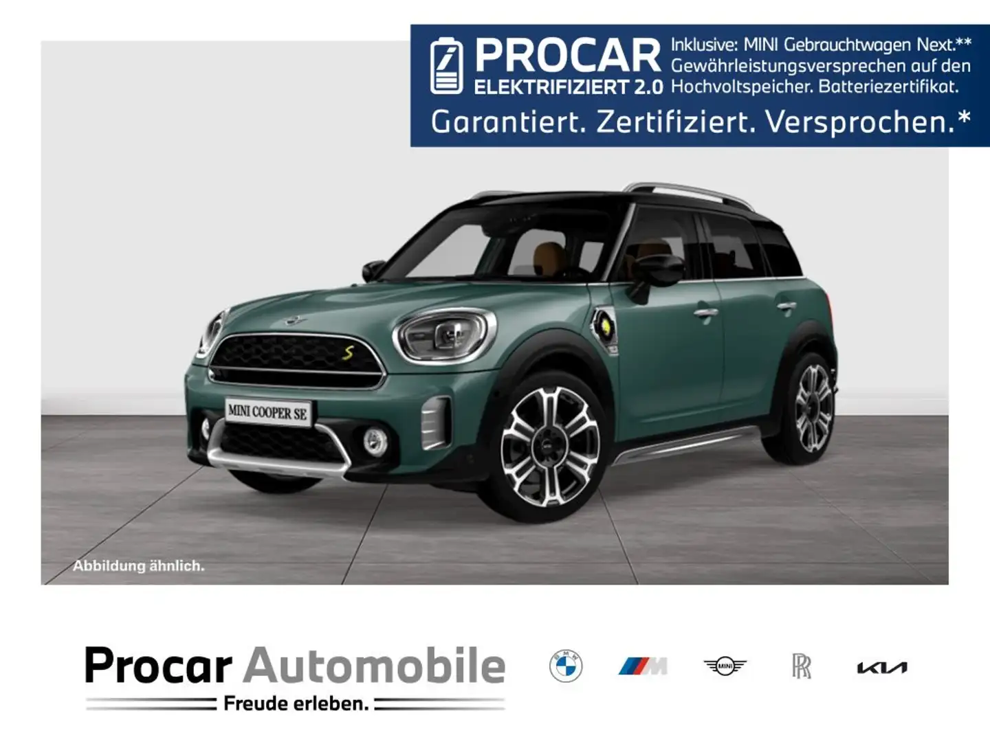 MINI Cooper SE Countryman Cooper SE Countryman ALL4 HUD RFK NAVI LED DAB Zelená - 1
