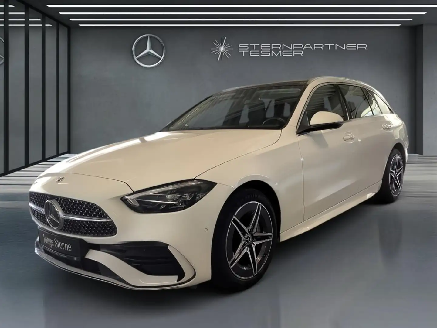 Mercedes-Benz C 300 de 4M T AMG - Panorama - AHK - Kamera Weiß - 2
