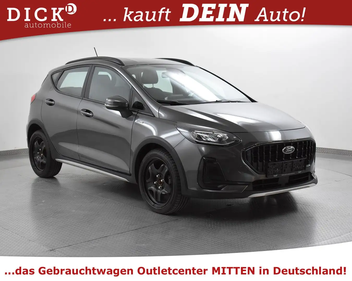 Ford Fiesta 1.0 EB Aut Active LED+SHZ+PDC+MFL+TEM+DAB Grey - 1