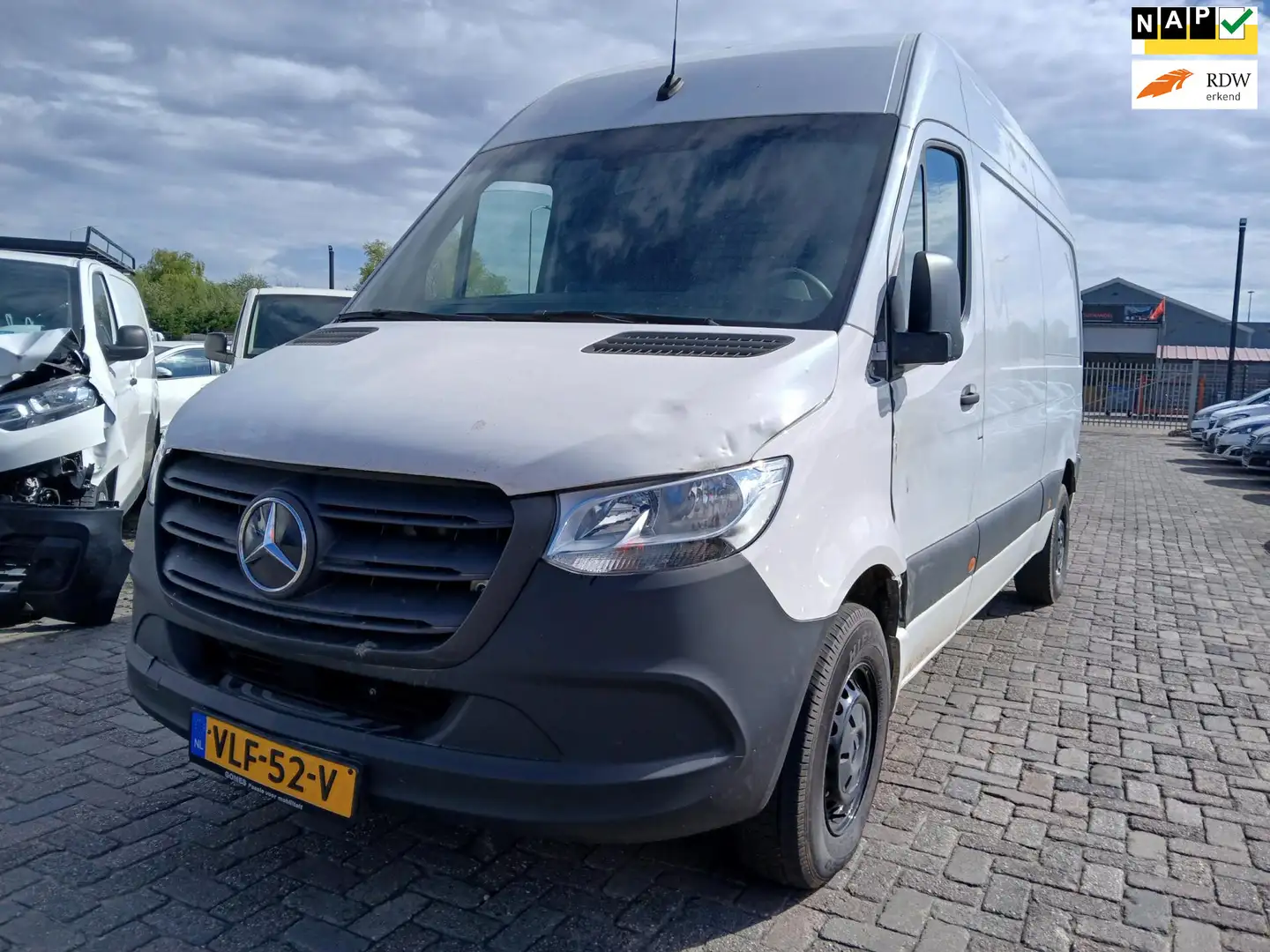 Mercedes-Benz ESprinter L2H2 55 kWh - Automaat - Schade - BTW - Blanc - 1