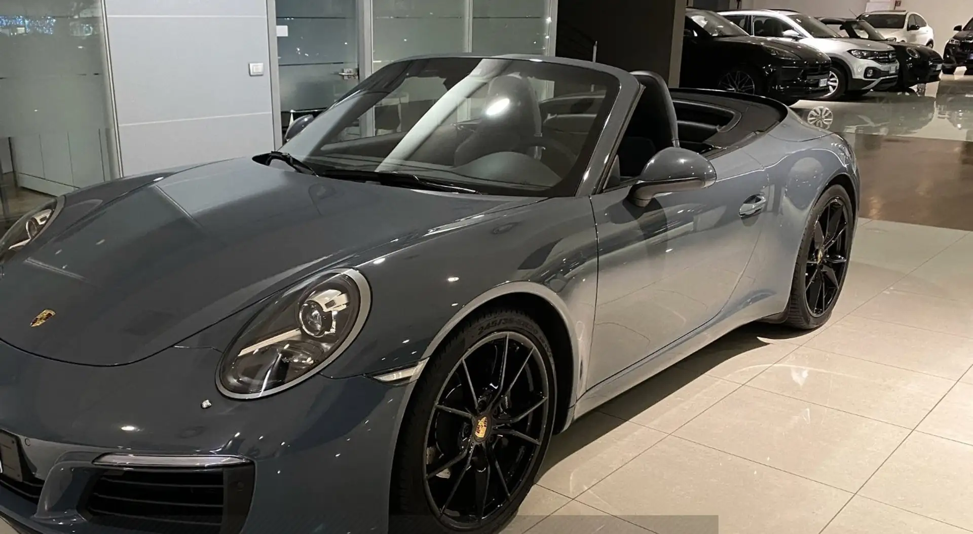 Porsche 991 Carrera Cabrio PDK PCM/Sport-Chrono/PDLS/SD Gris - 2