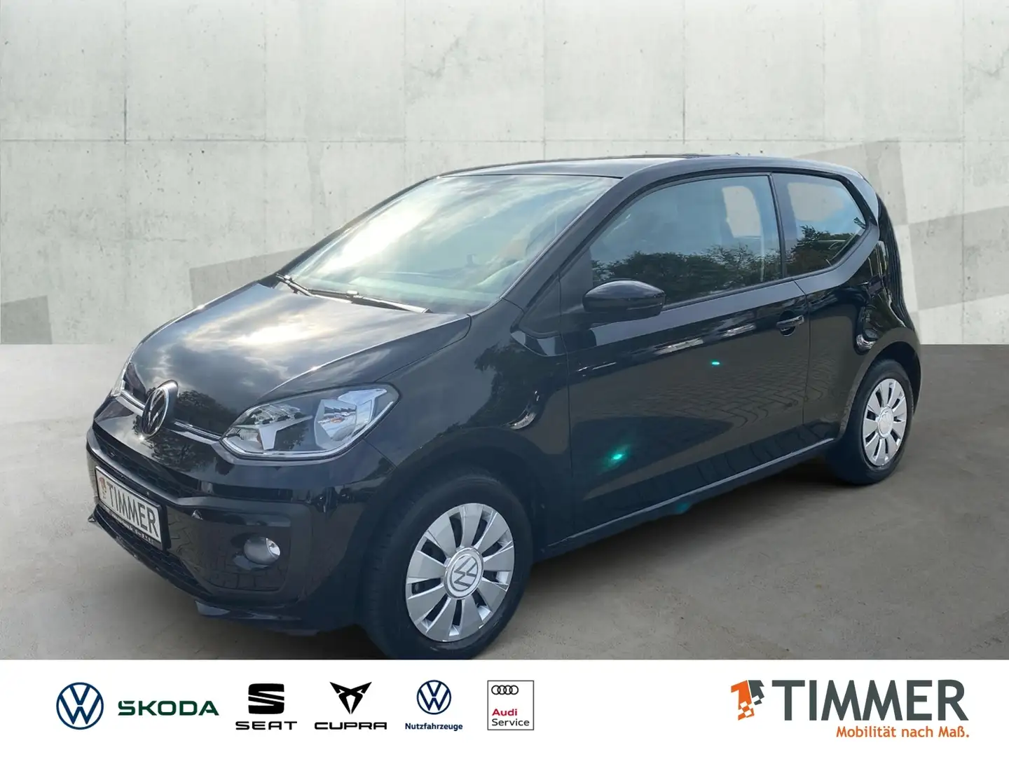 Volkswagen up! 1.0 MOVE! *KLIMA *SHZ *TELEFON *DAB+ * Schwarz - 1