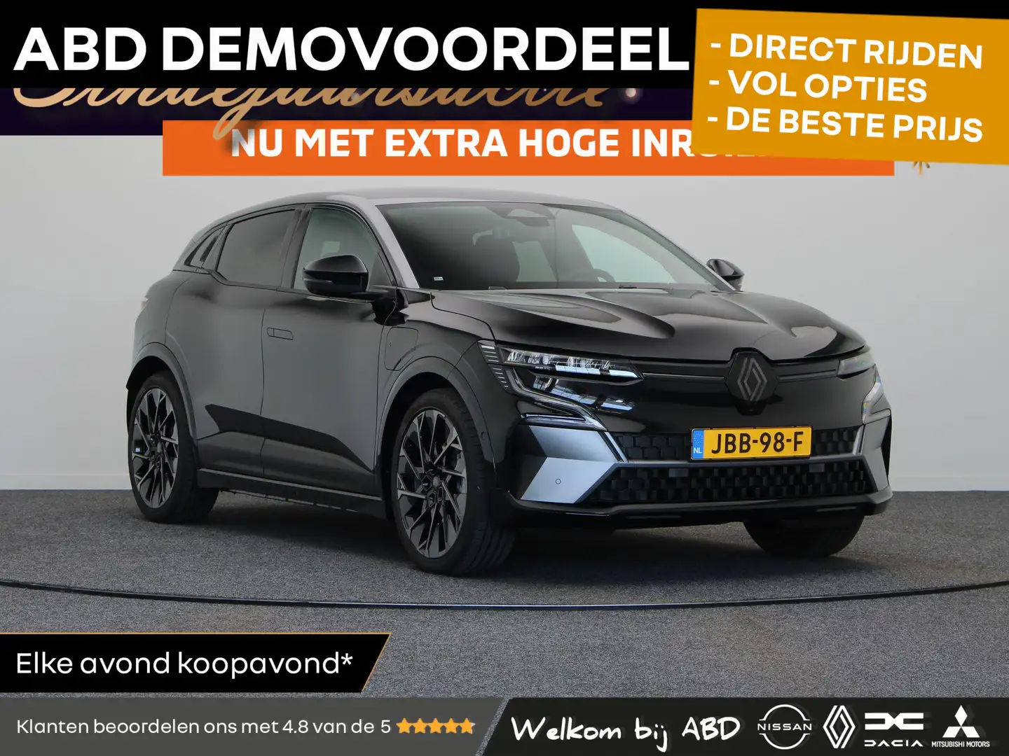 Renault Megane E-Tech comfort range esprit alpine 60 kWh | 17% bijtellin Zwart - 1