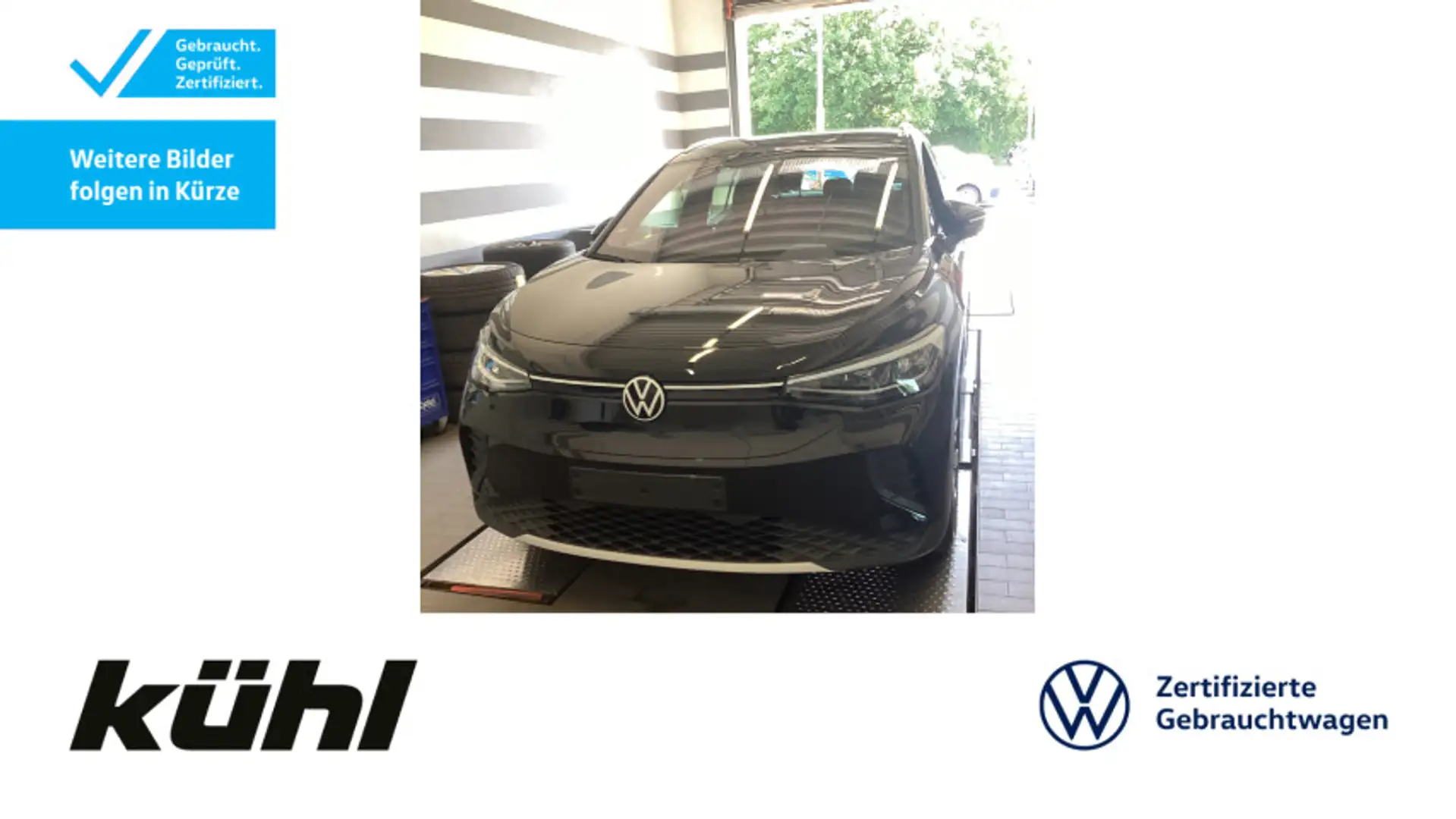Volkswagen ID.4 210kW Pro mit Infotainment-Paket Navi,AHK,L Schwarz - 1