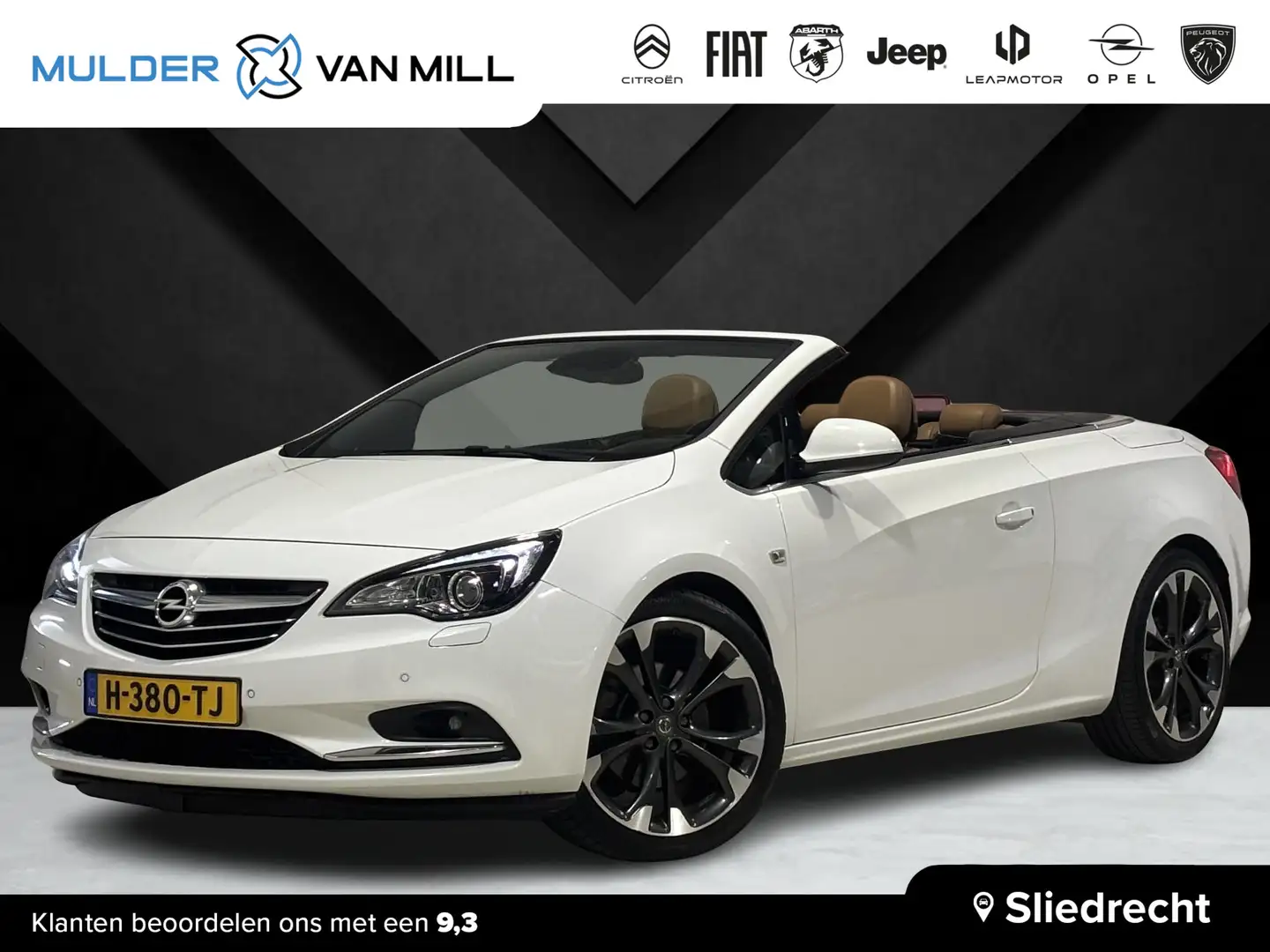 Opel Cascada Cosmo+ 1.6 Turbo 170pk AUT6 | BRANDY LEDER | BI-XE Bianco - 1