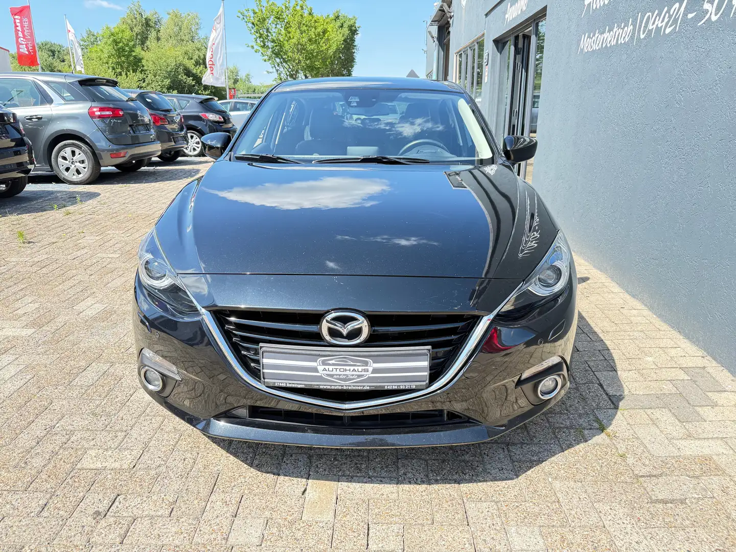 Mazda 3 Sports-Line*Navi*RFC*PDC*Euro6*Export*Top Zustand Schwarz - 2