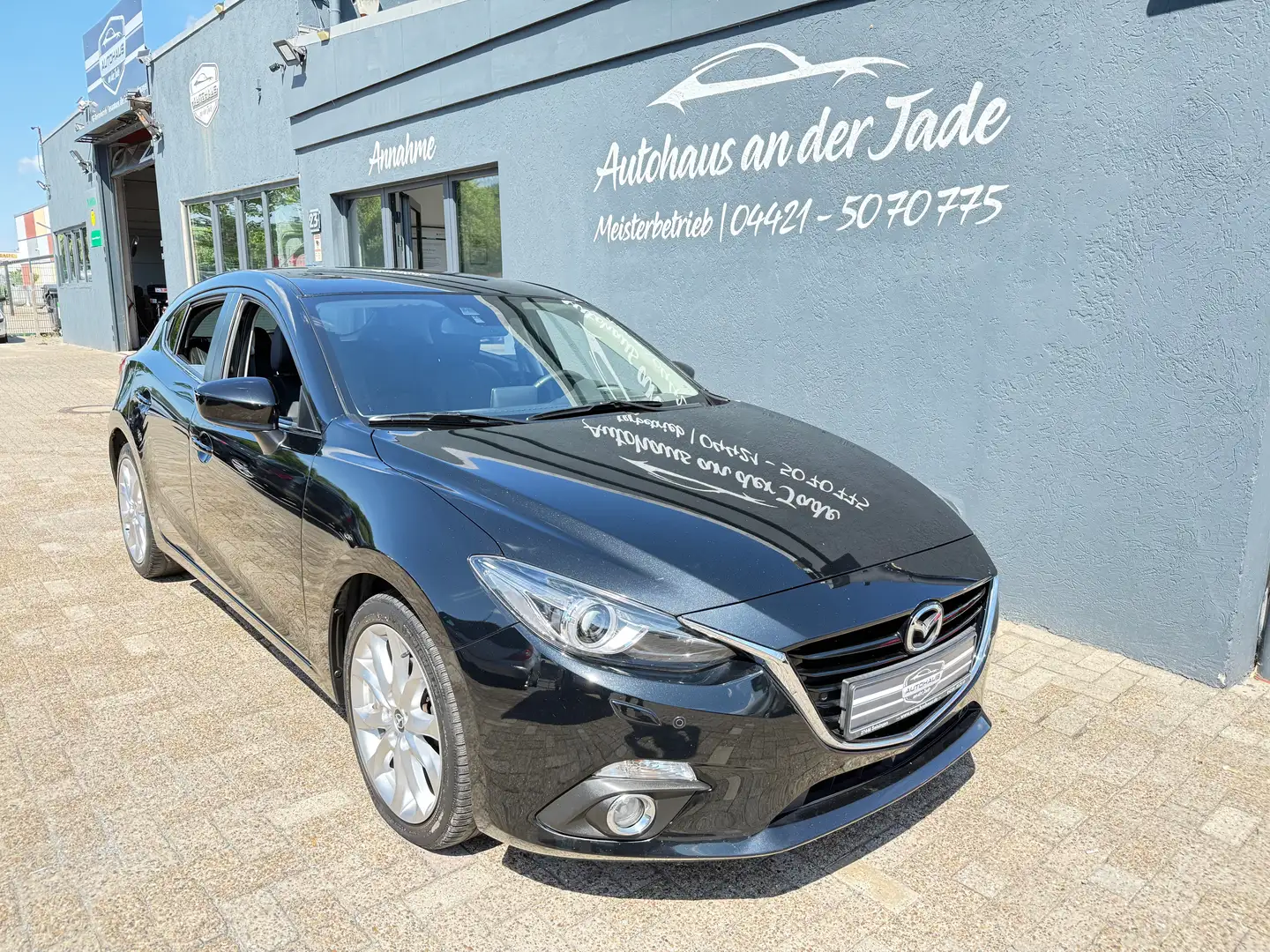 Mazda 3 Sports-Line*Navi*RFC*PDC*Euro6*Export*Top Zustand Schwarz - 1
