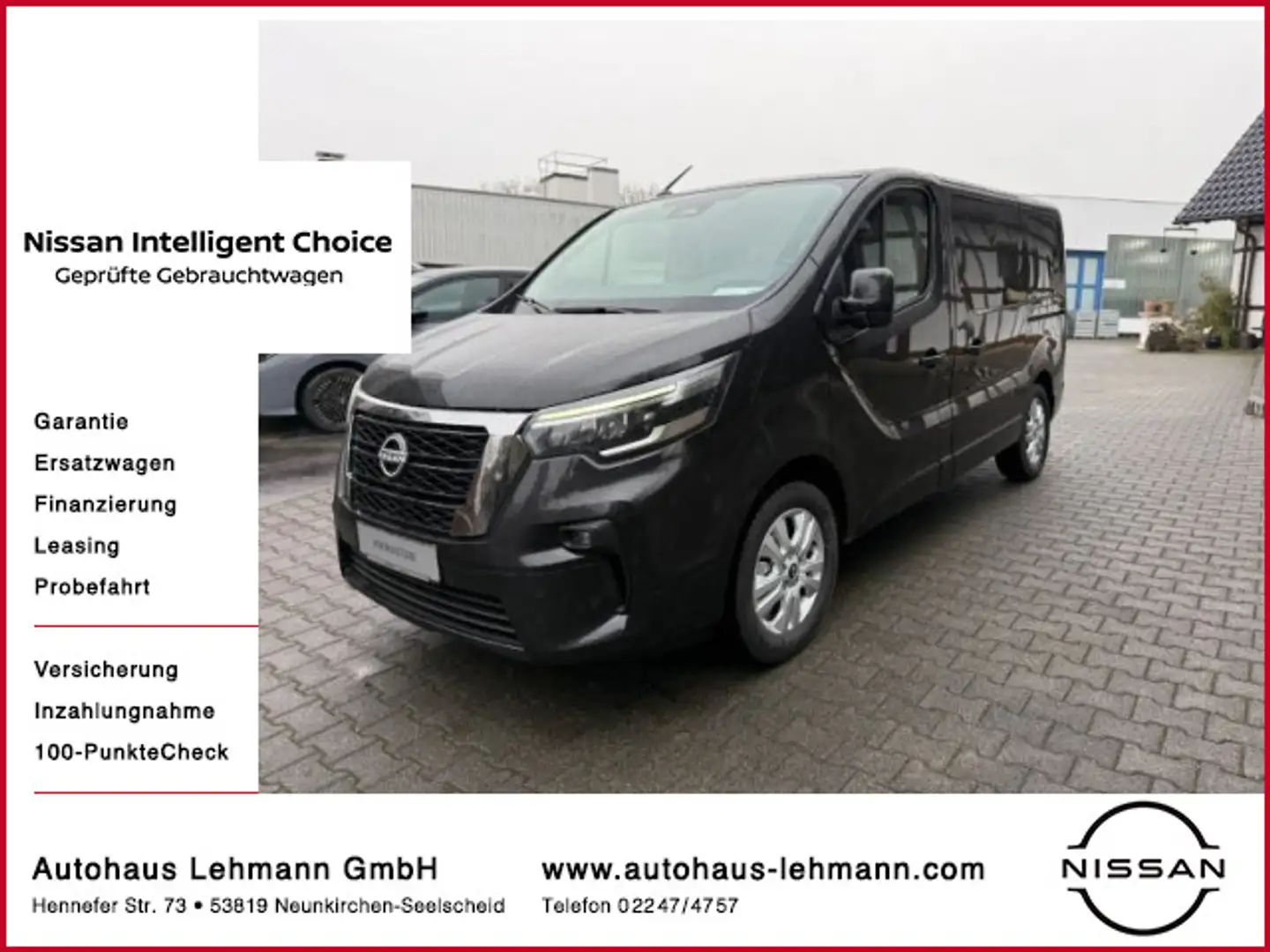 Nissan Primastar Tekna 2,8t dCI 170 9-Gang Autom.8-Sitz Czarny - 1