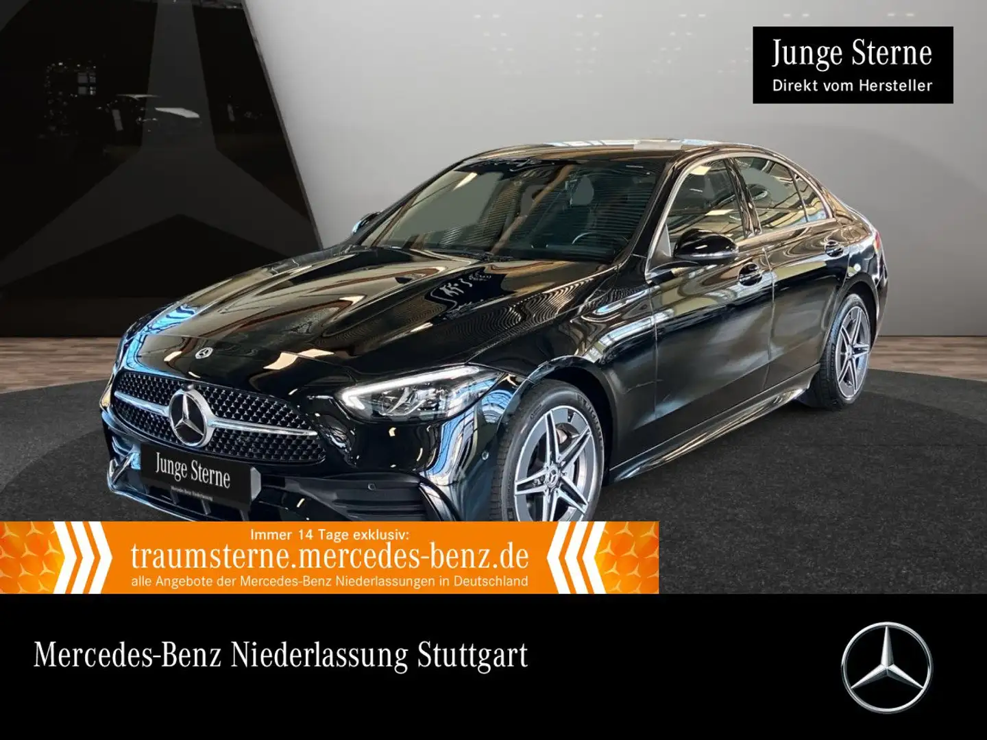 Mercedes-Benz C 300 e AMG+LED+KAMERA+KEYLESS+9G Schwarz - 1