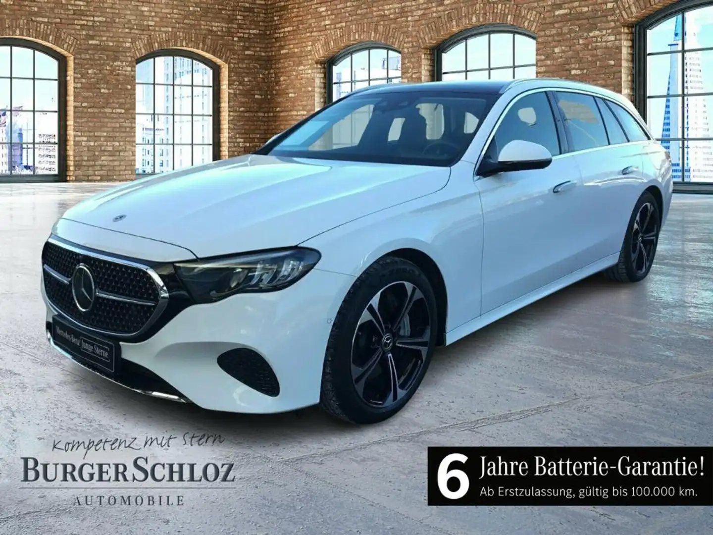 Mercedes-Benz E 300 e T-Modell Avantgarde Pano SpurW ACC PDC Blanc - 1