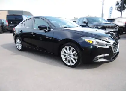 Black 2018 Mazda MAZDA3 Sedan 6-Speed Manual