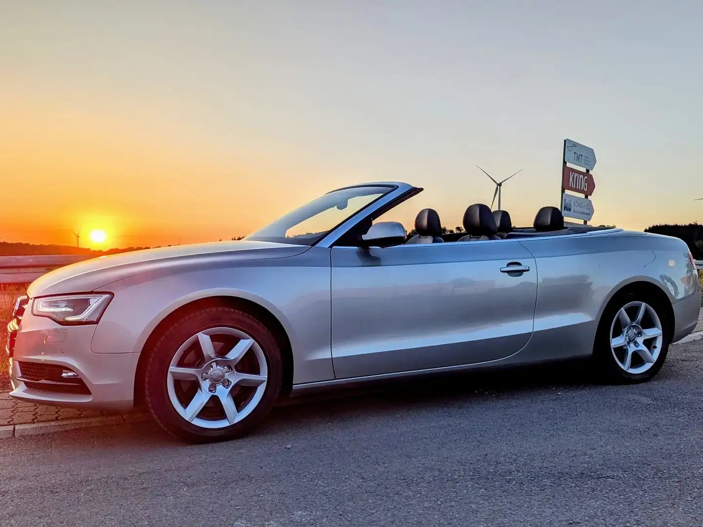 Audi A5 A5 Cabrio DAB+ CarPlay AHK Silber - 1