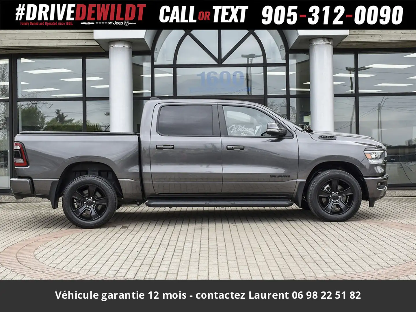 Dodge RAM Sport Night 12P 5.7L 4x4 Tout compris hors homolog Gris - 1