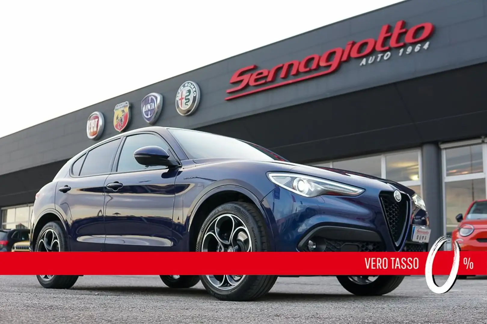Alfa Romeo Stelvio Stelvio 2.2 210cv Veloce Q4 | ACC | 56.000 KM Blu/Azzurro - 1